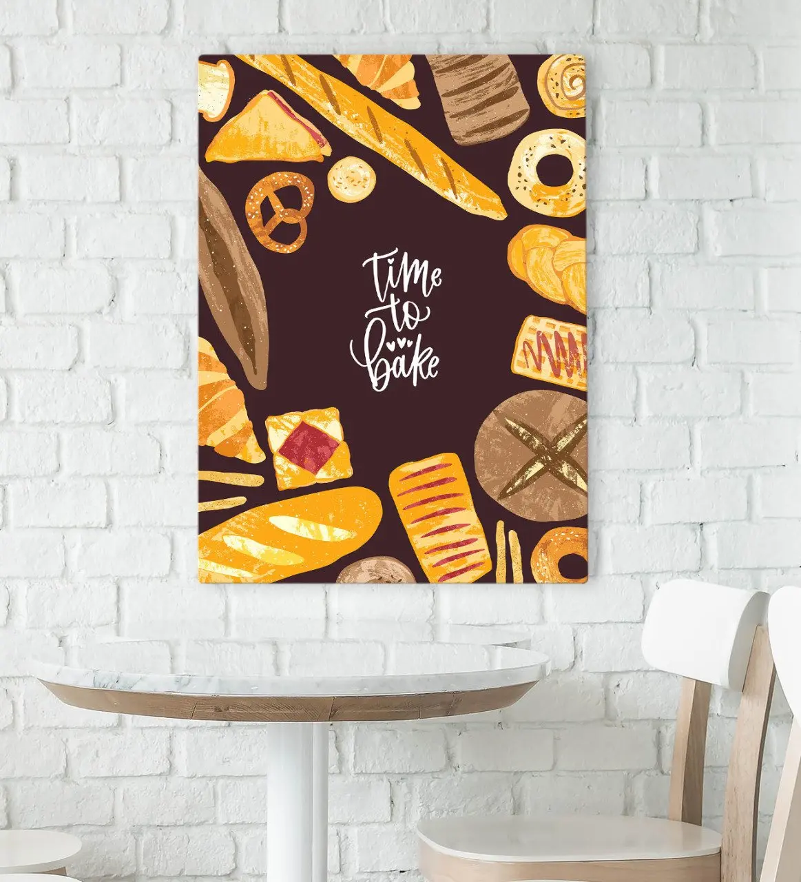 

BK Gift Cafe & Bar & Restaurant Konseptli Canvas Table 70x100cm-57