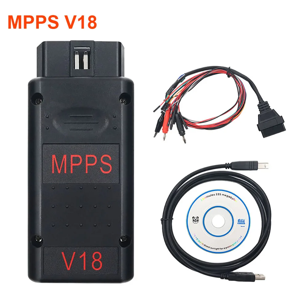 MPPS V18 ECU чип настройки основной + трикор + многозагрузка с разрывным кабелем трикор код сканер для EDC15 EDC16 EDC17 INKL Checksum