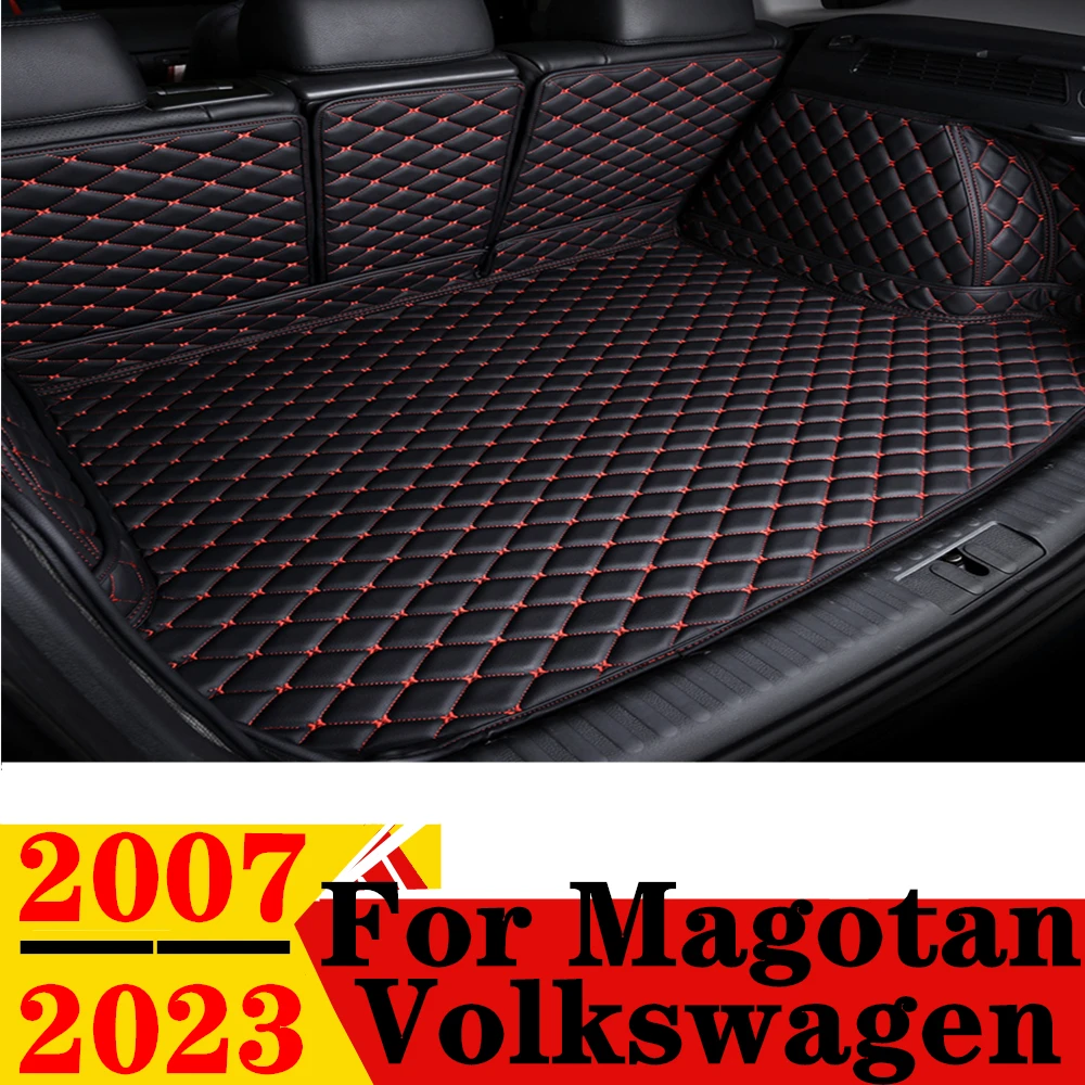 

Коврик для багажника автомобиля Volkswagen Magotan 07-23, подходит для любой погоды XPE, задний Чехол для груза, коврик, подкладка, задние части багажника, коврик для багажа