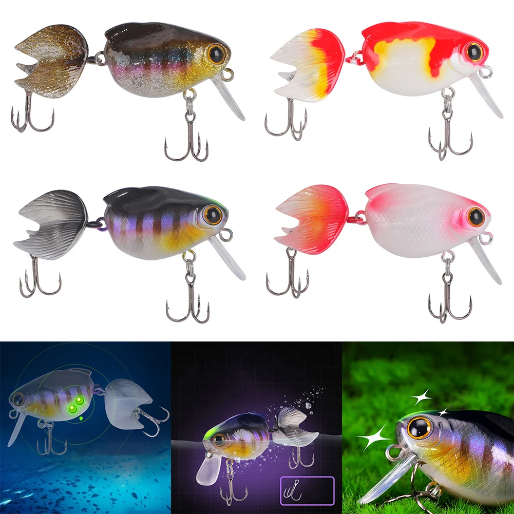 

1pc Fishing Lure Jerkbait Minnow 6cm 6.8g Artificial Hard Bait Crankbaits 3D Eye 8# Hook Rattles Carp Fishing Accessories