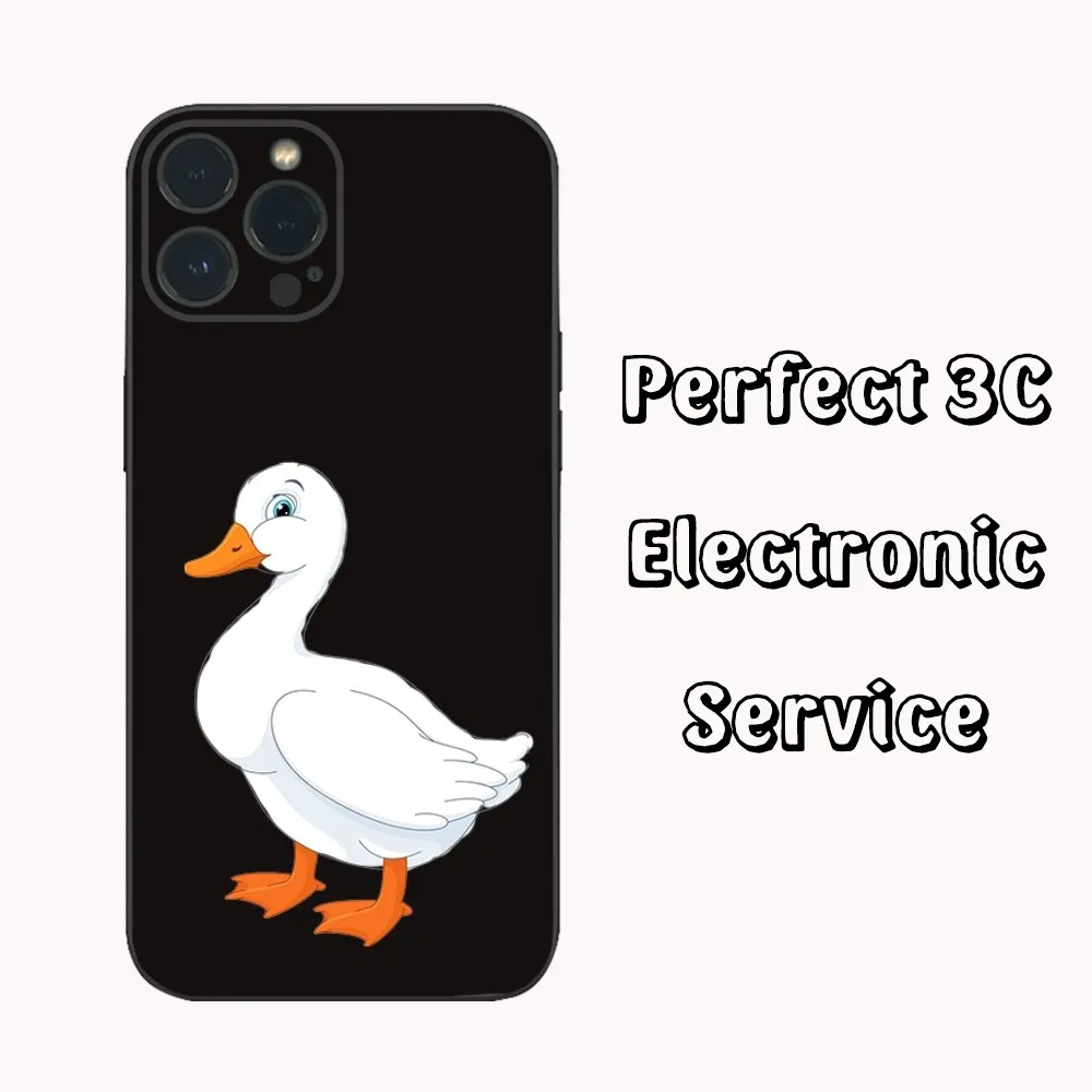 Фото Чехол для телефона Candy Color Swilling Duck для iPhone 15 14 13 12 Mini 11 Pro XS Max X XR SE5 6 7 8 Plus, мягкий силиконовый чехол №2