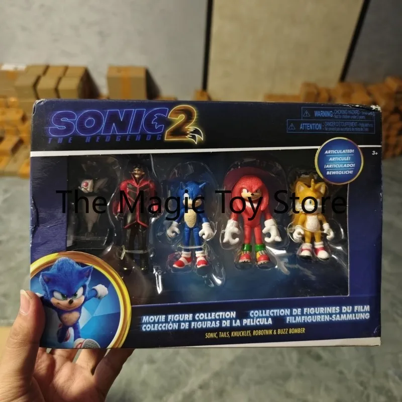 Фото Оригинальная коллекционная фигурка Соника и Эми Роуз из игры Sonic The Hedgehog, модель для декора рабочего стола №3
