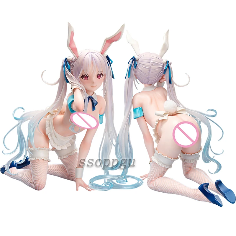 

1/4 Native BINDing Chris Aqua blue Bunny Girl 24cm Anime Figure Adults Model Collection PVC Action Figure Desktop Toy Doll Gift