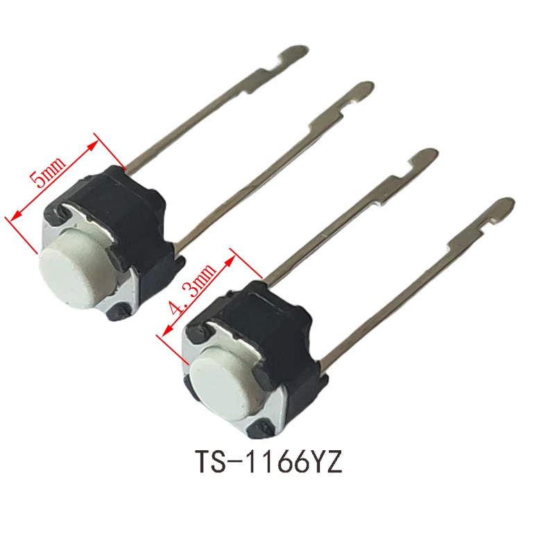 

Мини-переключатель 6x6х5/4.3 мм, пластик, 30 шт.