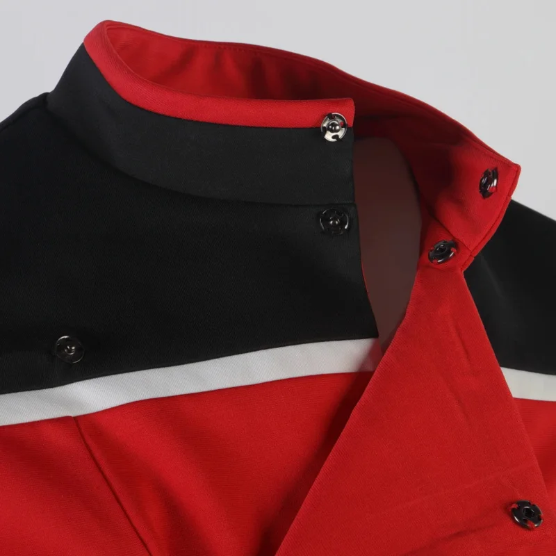 Звезда Нижние Палубы Trek Freeman Красная Униформа Ensign Rutherford Желтый Синий Топ Рубашки