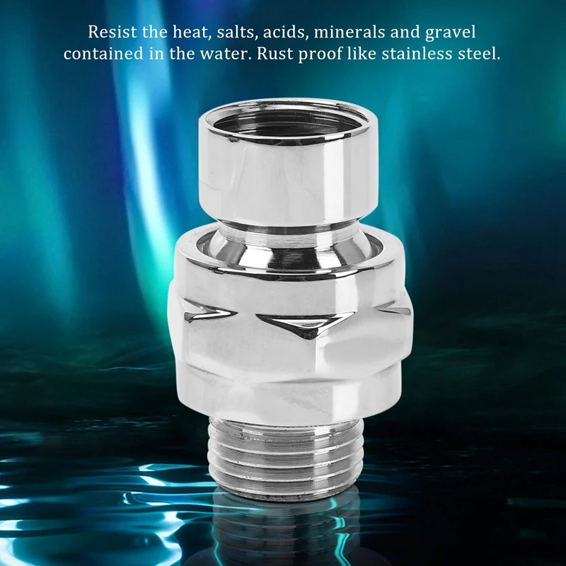 Латунный хромированный шаровой шарнир регулируемый поворотный адаптер на угол