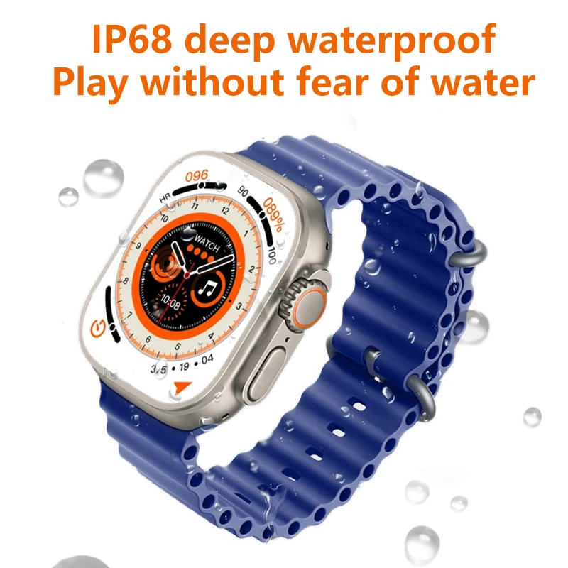 

Смарт-часы Ultra Series 8, NFC, водостойкие, 2 дюйма, HD