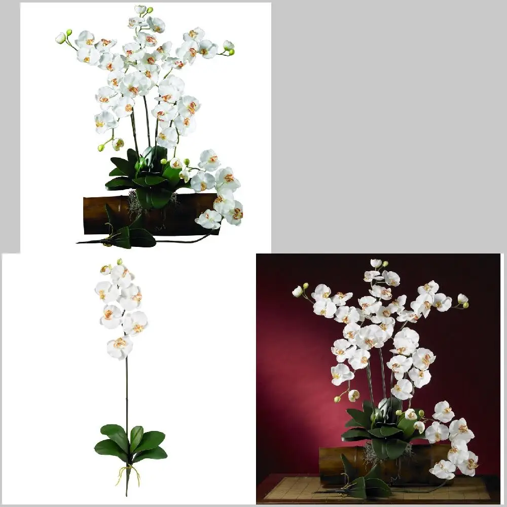 

Lovely Beige Artificial Stem Flowers- Set of 6 Decorative Furniture Accents for Home/Office Decor and DIY Crafting.