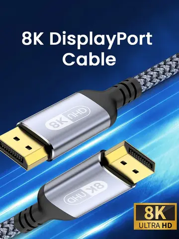 NIERBO Кабель DisplayPort 8K 32.4 Гбит/с