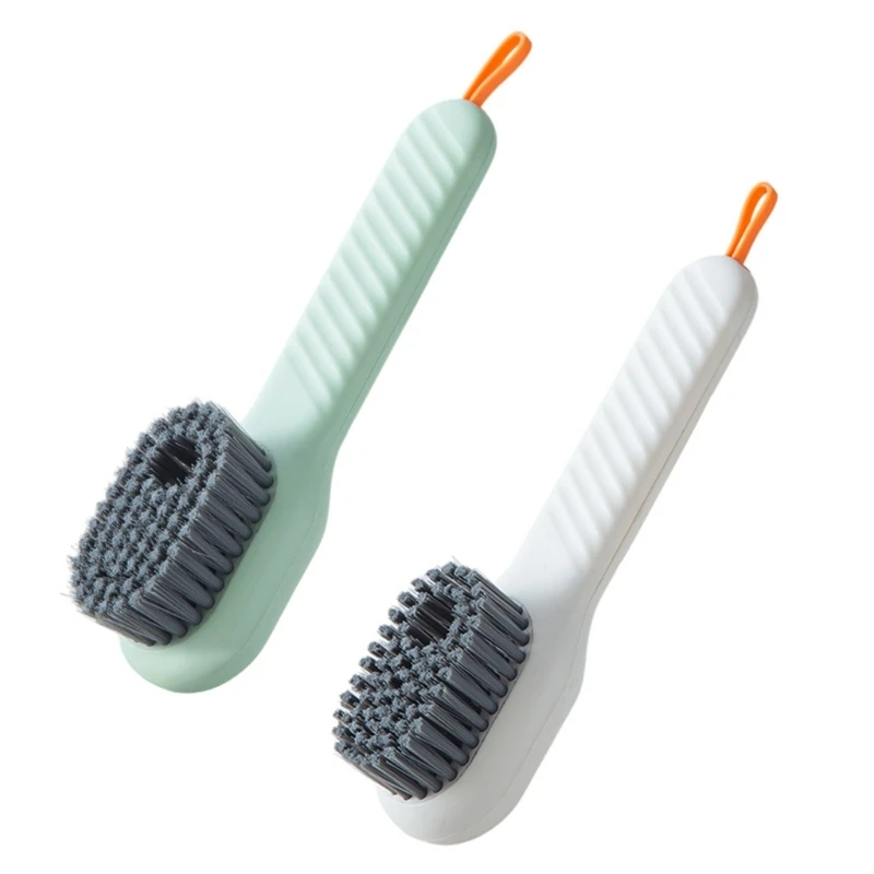 

Shoe Cleaning Brush Liquids Container Press out Liquids Effectively Clean