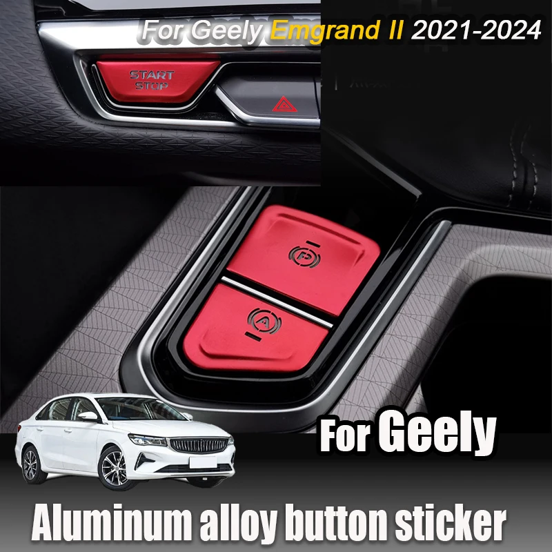 Для Geely Emgrand 2022 2023 2024 запуск одним щелчком мыши электронный ручной тормоз наклейка