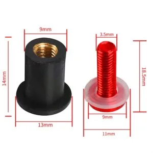 Рисунок 6 - Болты на лобовое стекло K 1200LT K1200 LT