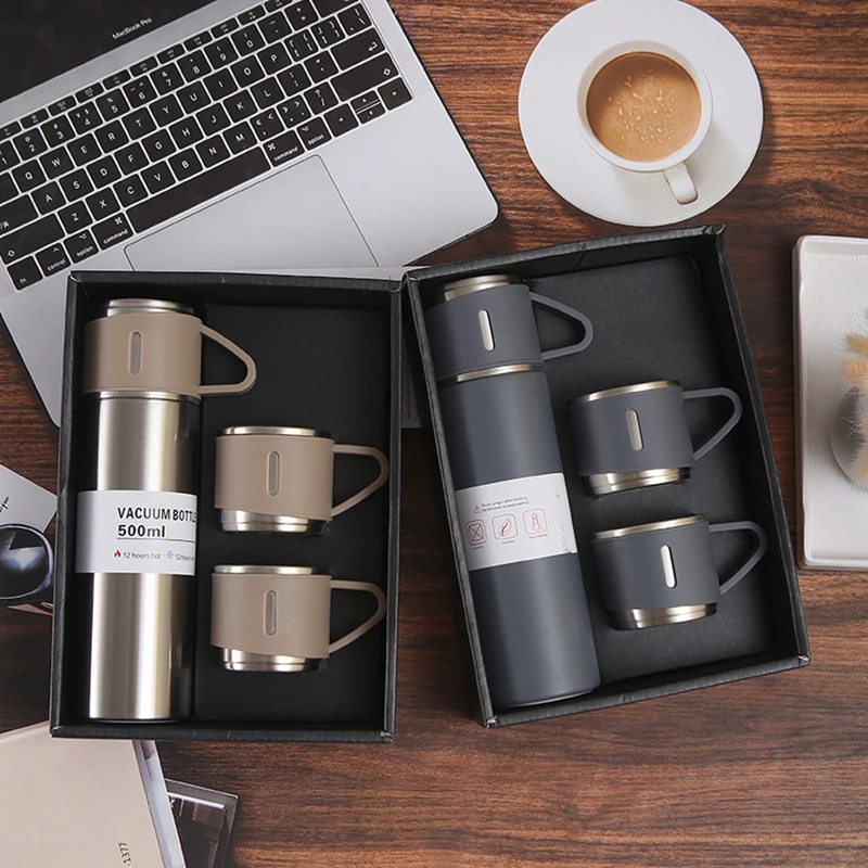 

Solid elegant 500ml double stainless steel vacuum insulated cup coffee cup travel cup business travel water bottle
