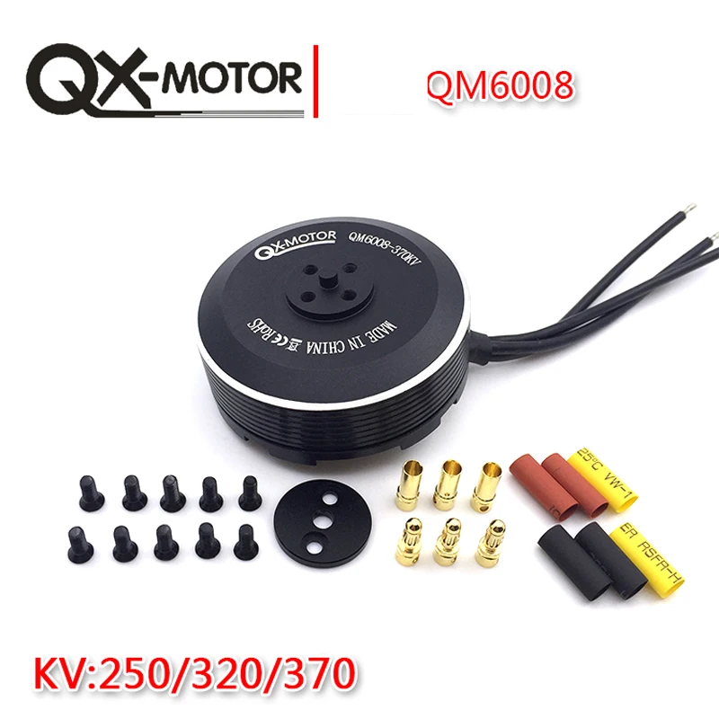 

QX-MOTOR 1552 1760 propeller QM6008(5008) 320KV 370KV Brushless Motor for zd850 T960 T810 Multicopter Hexacopter Octacopter