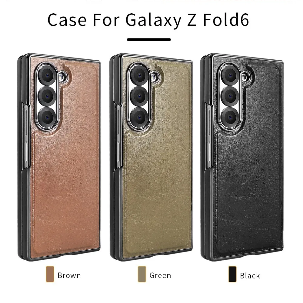 Чехол для телефона со встроенной защитной пленкой экрана Samsung Galaxy Z Fold 6 5 4 3 Fold6 Fold5