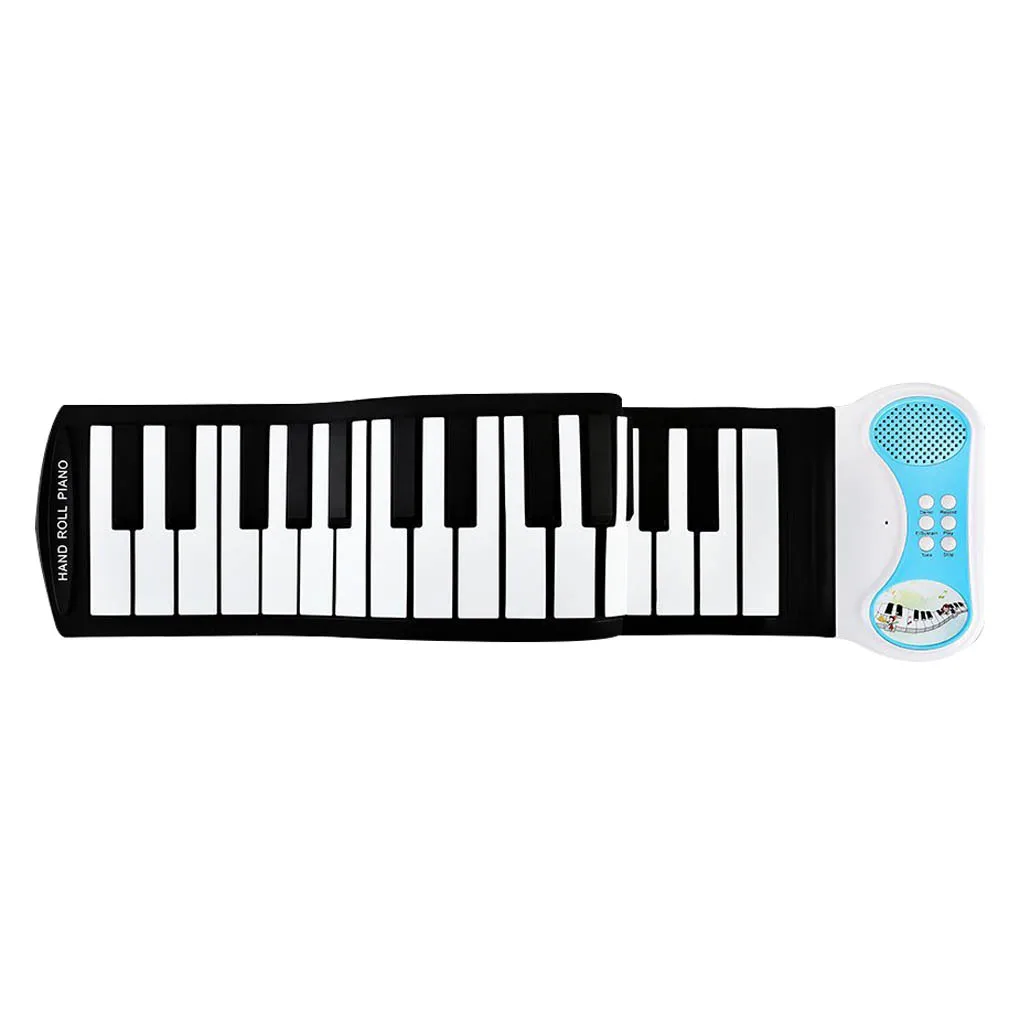 

Portable Piano Beginner 37 Keys 1:1 Foldable Piano Practise Silicone Keyboard with Speaker
