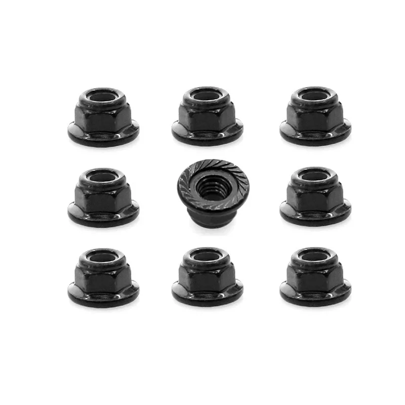 

9pcs RC Car Metal 4mm M4 Wheel Lock Nuts TRAXXAS 2.0 For 1/10 RC Car Crawler Traxxas TRX4 TRX6 Axial SCX10 90046