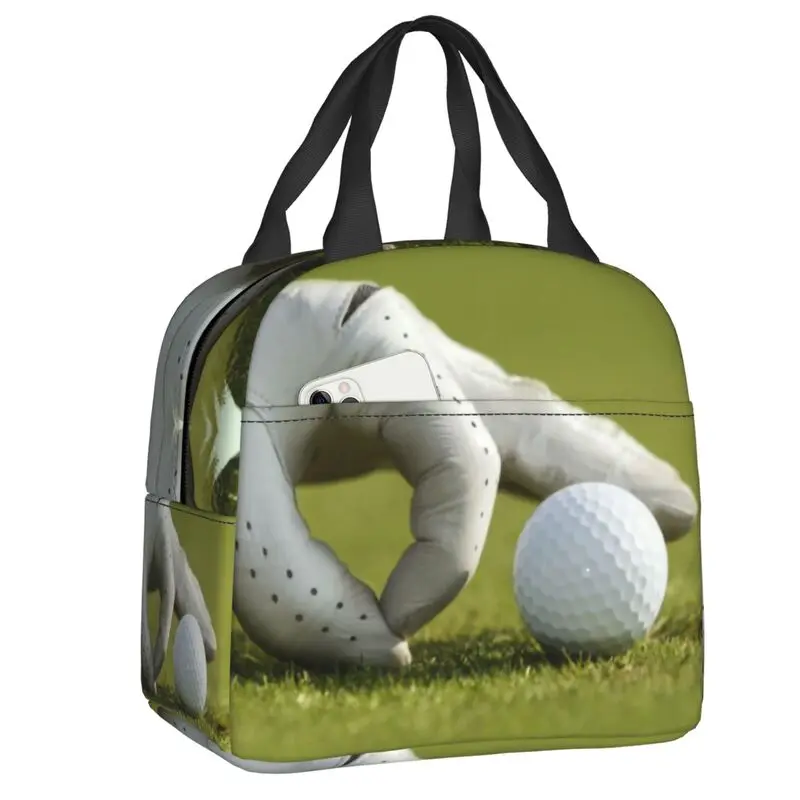 

Спортивная сумка для завтрака для любителей гольфа, Женский многоразовый кулер для гольфа, Термоизолированный Ланч-бокс для школы, многофункциональный контейнер для еды