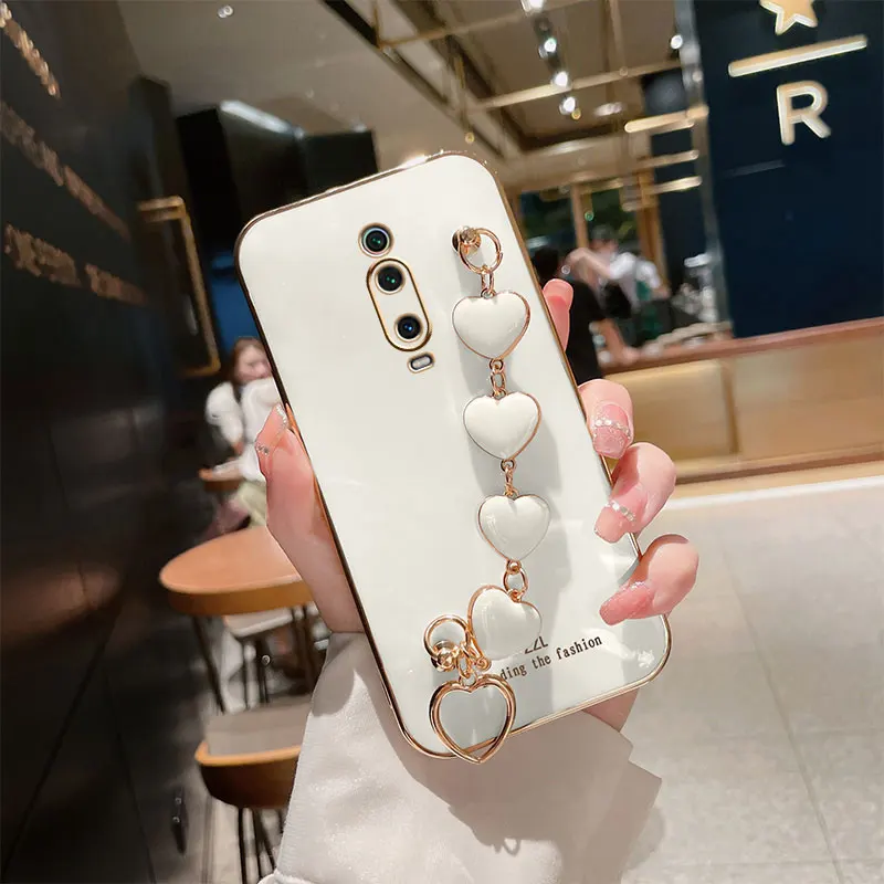 New Luxury Bracelet Cover For Xiaomi Mi9T Case Silicone Case for Xiaomi Mi10T Lite mi12 mi11i mi11t mi11 lite Mi9T pro Case