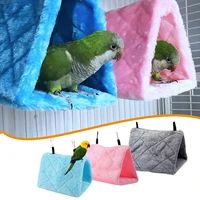 pet bird bed winter soft warm plush snuggle cage parrot hanging cave birds hideaway swing toy hammock pet bird supplies toy