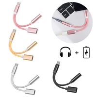 2 in 1 usb type c charging cable type c convertor 3 5mm audio for android phone tablet type c to 3 5mm audio converter adapter