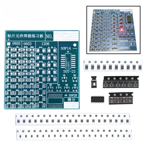 Набор для пайки SMD NE555 CD4017