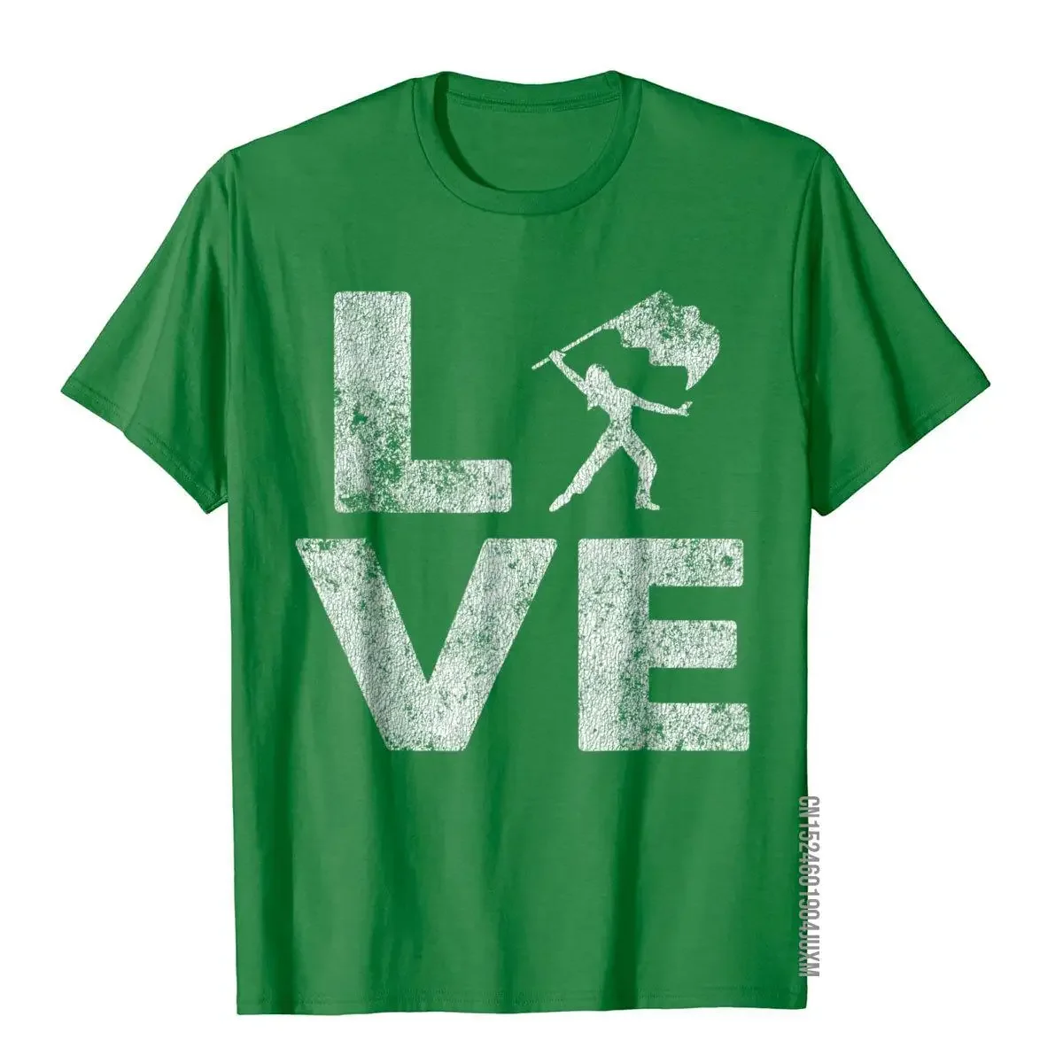 Мужская зимняя хлопковая Футболка Love Color Guard Спортивная футболка |