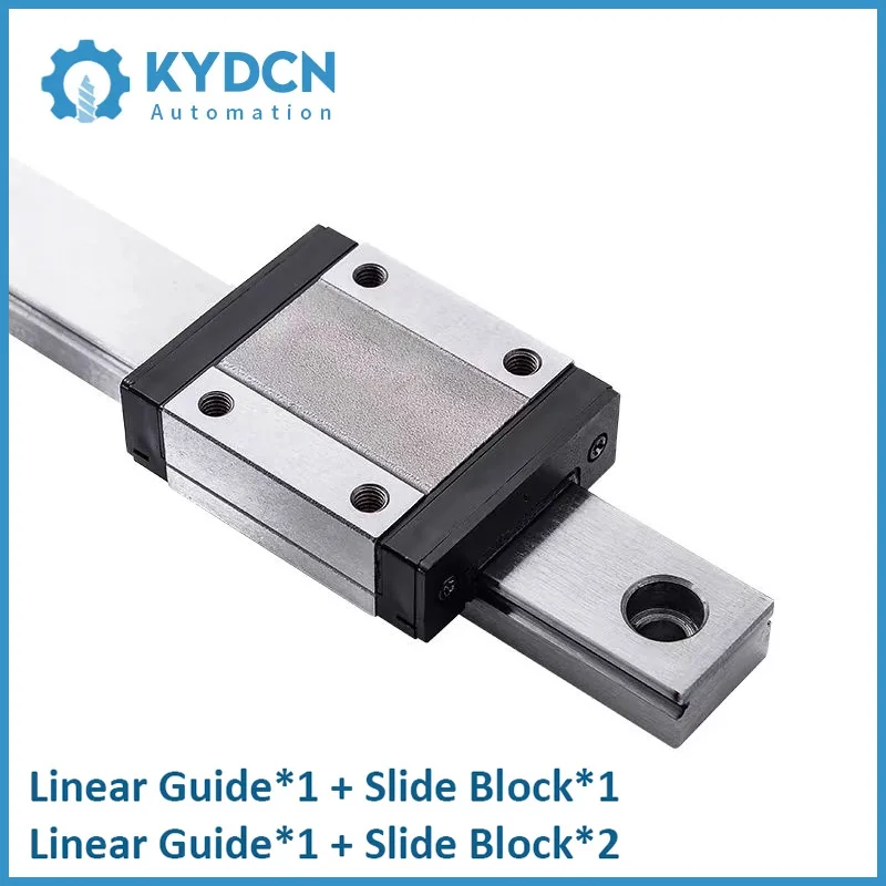 

MGN5 MGW5 Миниатюрная линейная направляющая + линейный блок MGN5C MGW5C Мини-раздвижная система с ЧПУ 100-550 мм