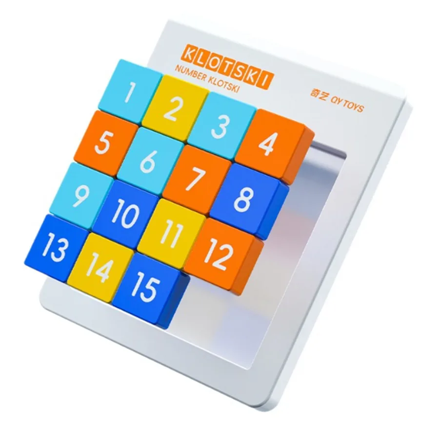 QiYi профессиональные 4x4 магнитные блоки слайд-головоломка унисекс