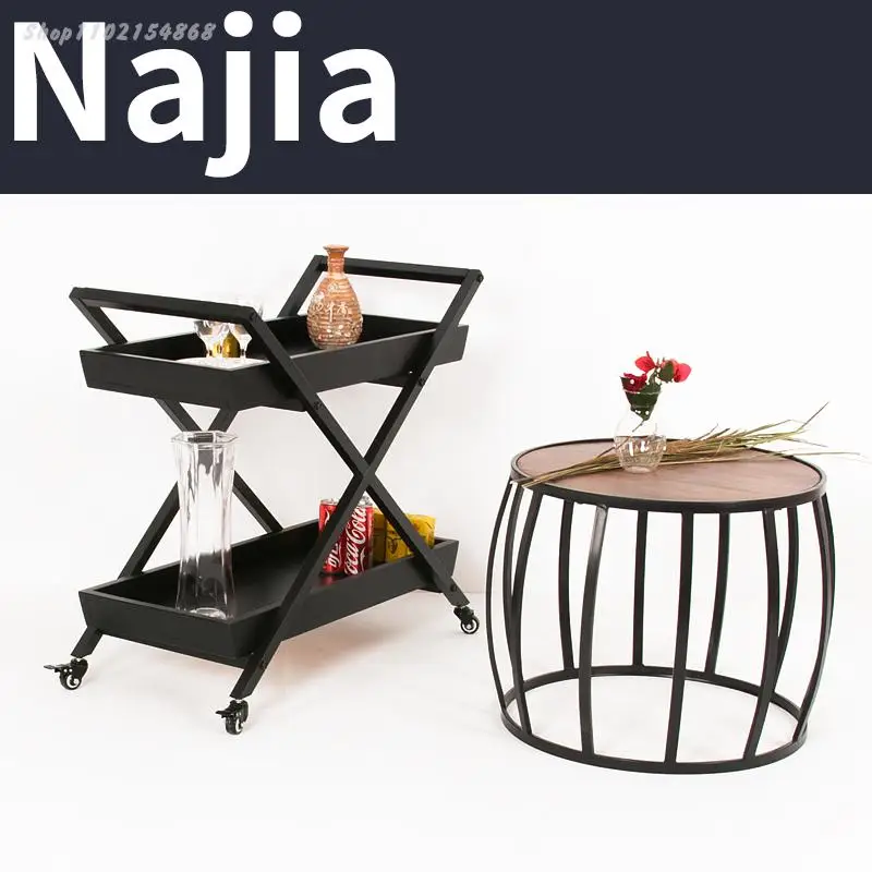 Мобильная тележка для обеда рекламы напитков чая дома кухни отеля ресторана