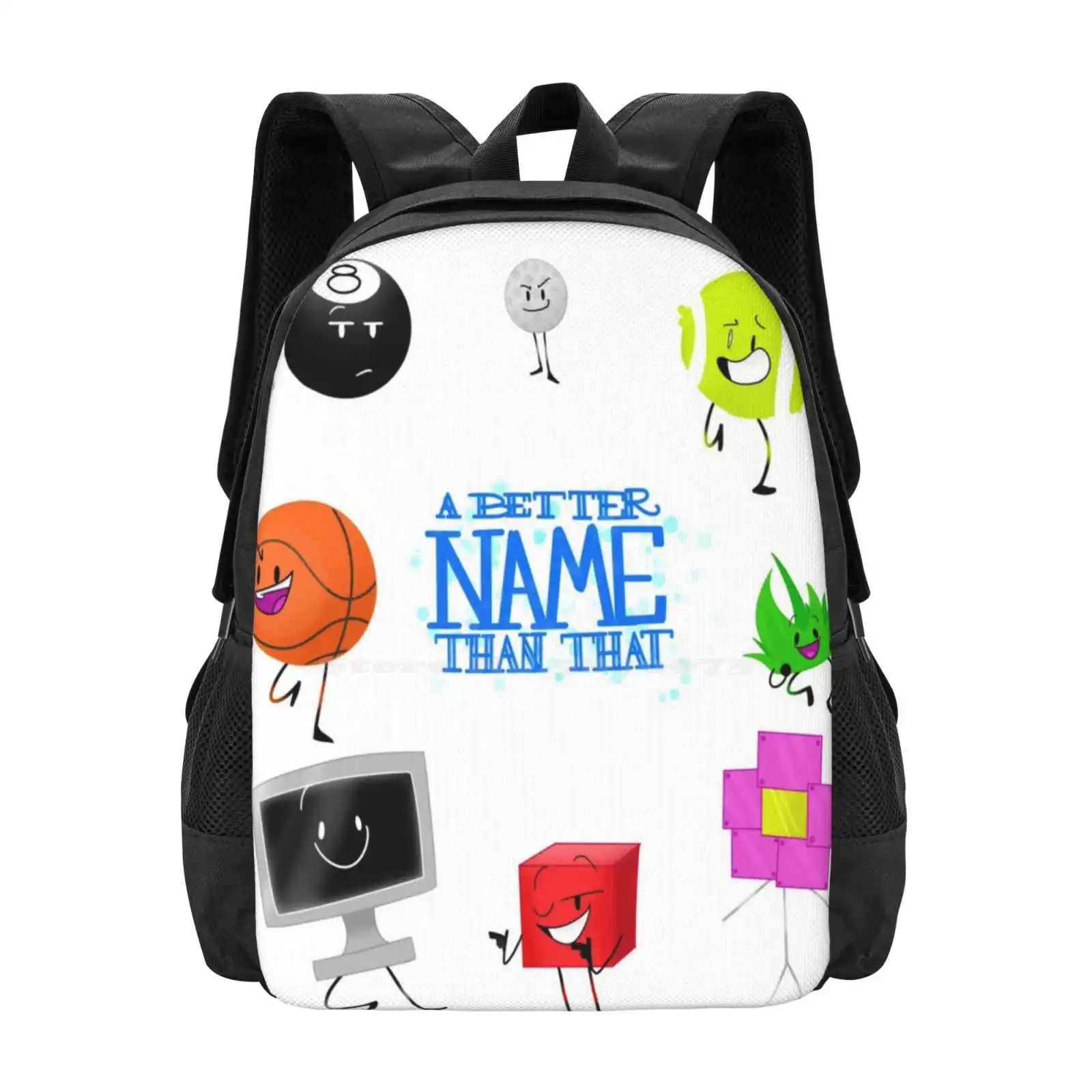 

~ A Better Name Than That ~ Teen College Student Backpack Pattern Design Bags Bfdia