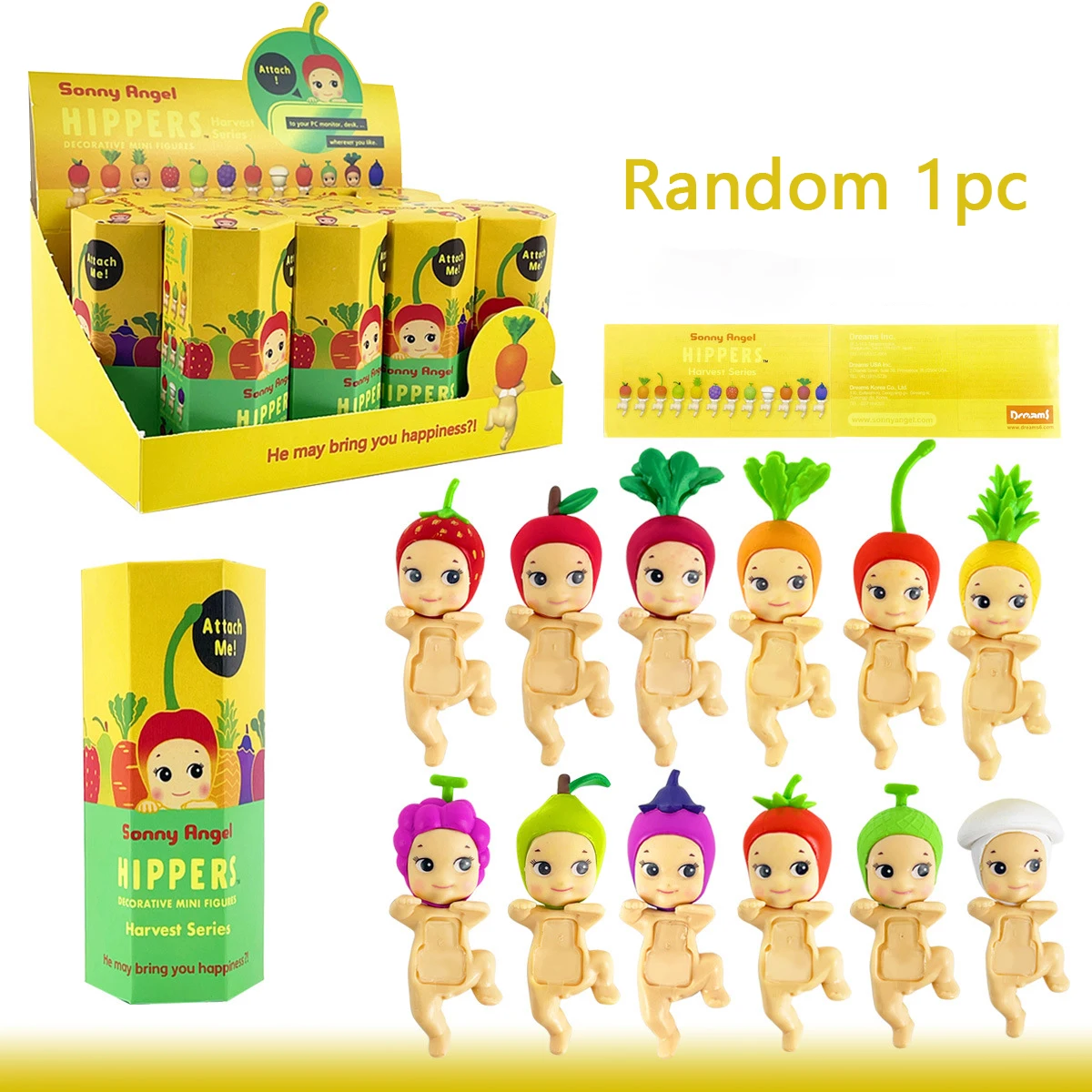 Новый Сонни Ангел серия животных для сна урожай фрукты и овощи аниме-фигурки