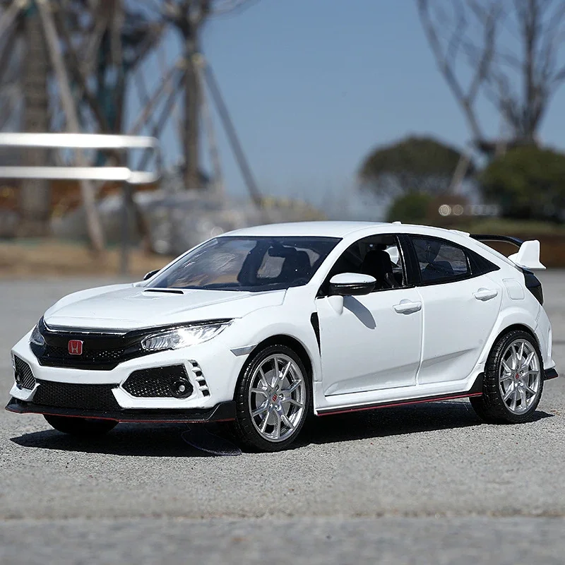 Модель спортивного автомобиля 1:24 HONDA CIVIC TYPE R литый под давлением и игрушечный