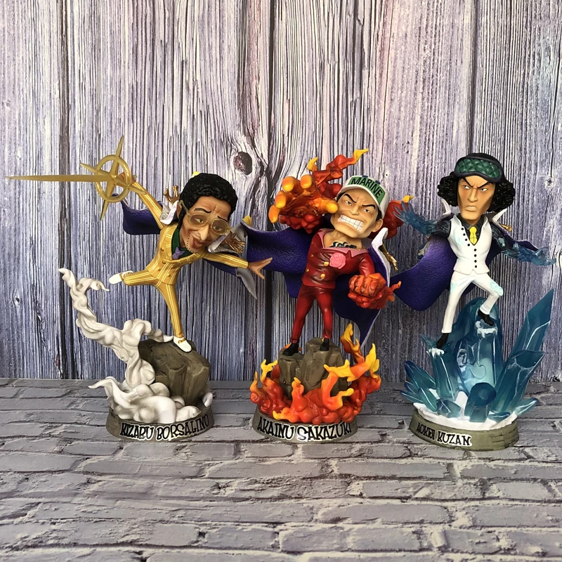

21cm ONE PIECE Anime Figure Sakazuki Kuzan Borsalino Collection Action Figurines Room Decorative Pvc Model for Children Gift Toy