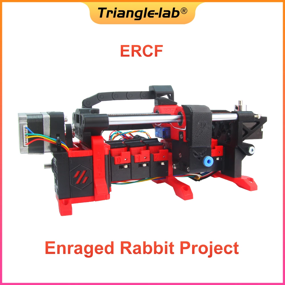 

Trianglelab Trident Mmu Kit Enrager, устройство для подачи кроличьей моркови Ercf Ercp Easy Brd V1.1, многофункциональный 3D-принтер VORA(O)N