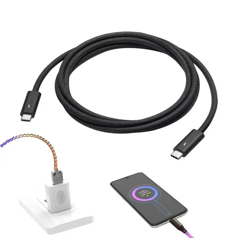 

Зарядный кабель с разъемами USB Type-C и USB Type-C, 240 Вт, 40 Гбит/с