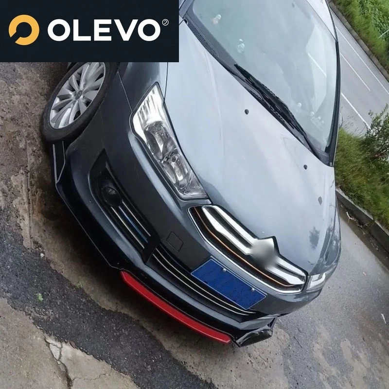 Фото Новый для Citroen C-quatre C4 C4L, передний бампер, спойлер, диффузор, протектор, АБС-пластик, материал, аксессуары, комплект кузова, новый №4