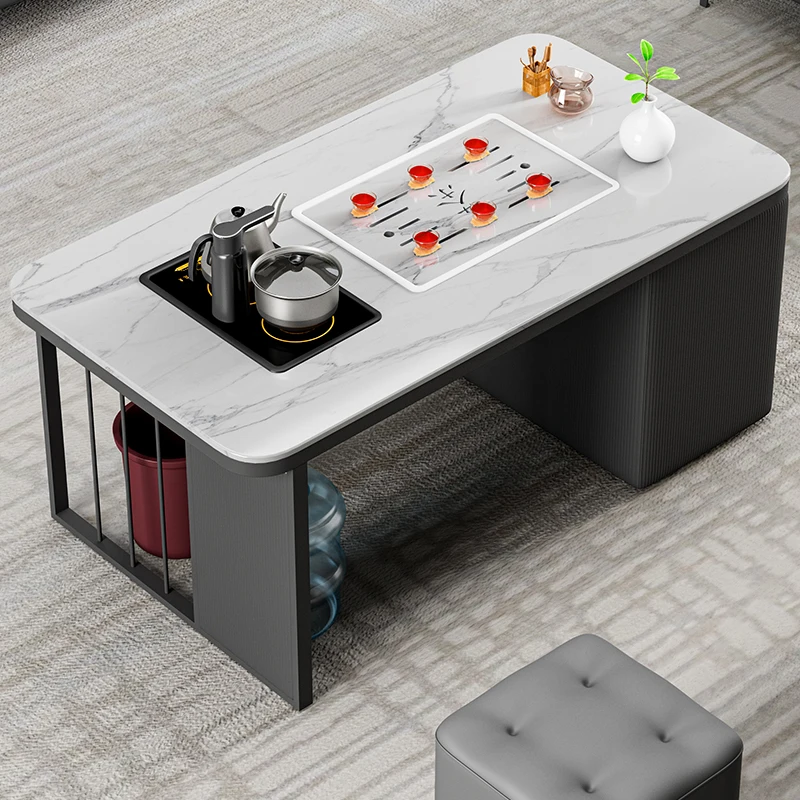 Гламурный минималистичный журнальный столик прозрачный высокий современный