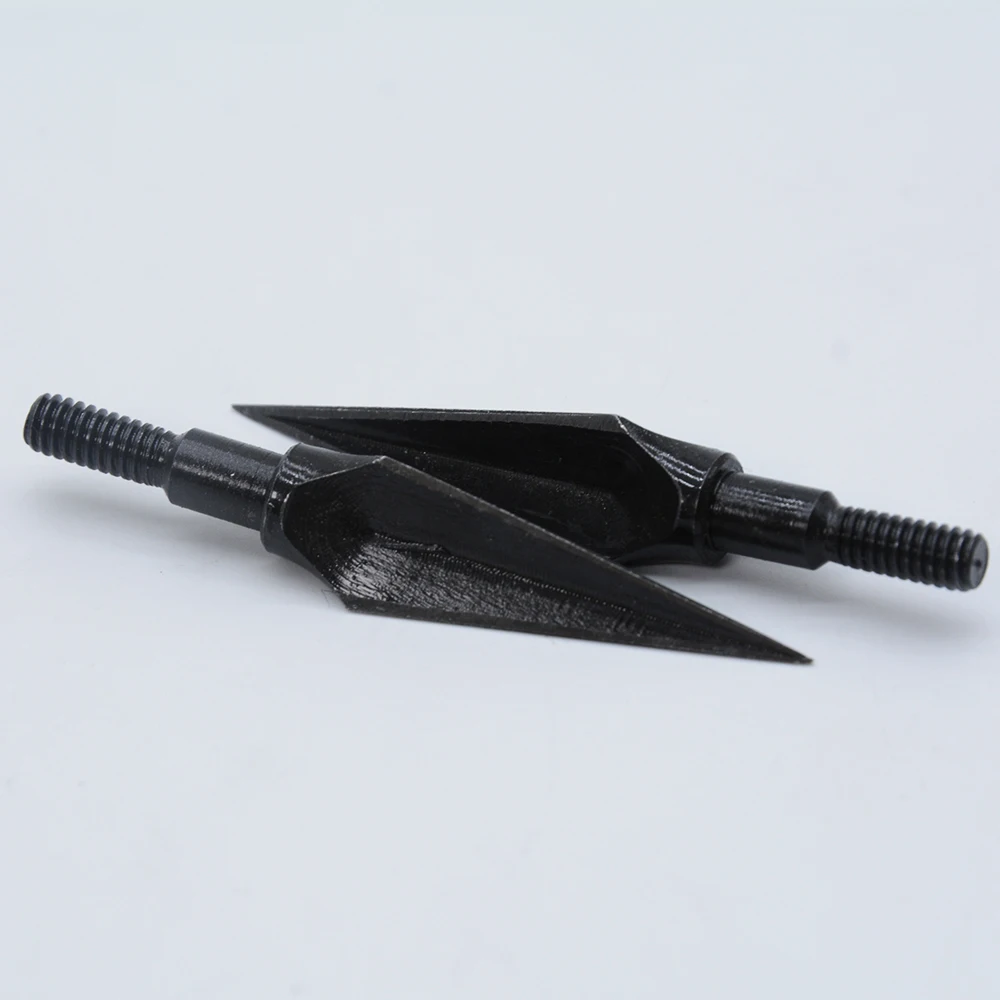 6/12pcs 100 Grain High Carbon Steel Arrow Broadheads for Archery Hunting Fishing Compound Bow Crossbows Recoil Arrowheads - купить по