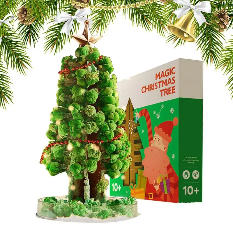 

Growing Christmas Tree Crystal Green Colorful Presents Novelty Funny Educational And Party Toys DIY Christmas Tree