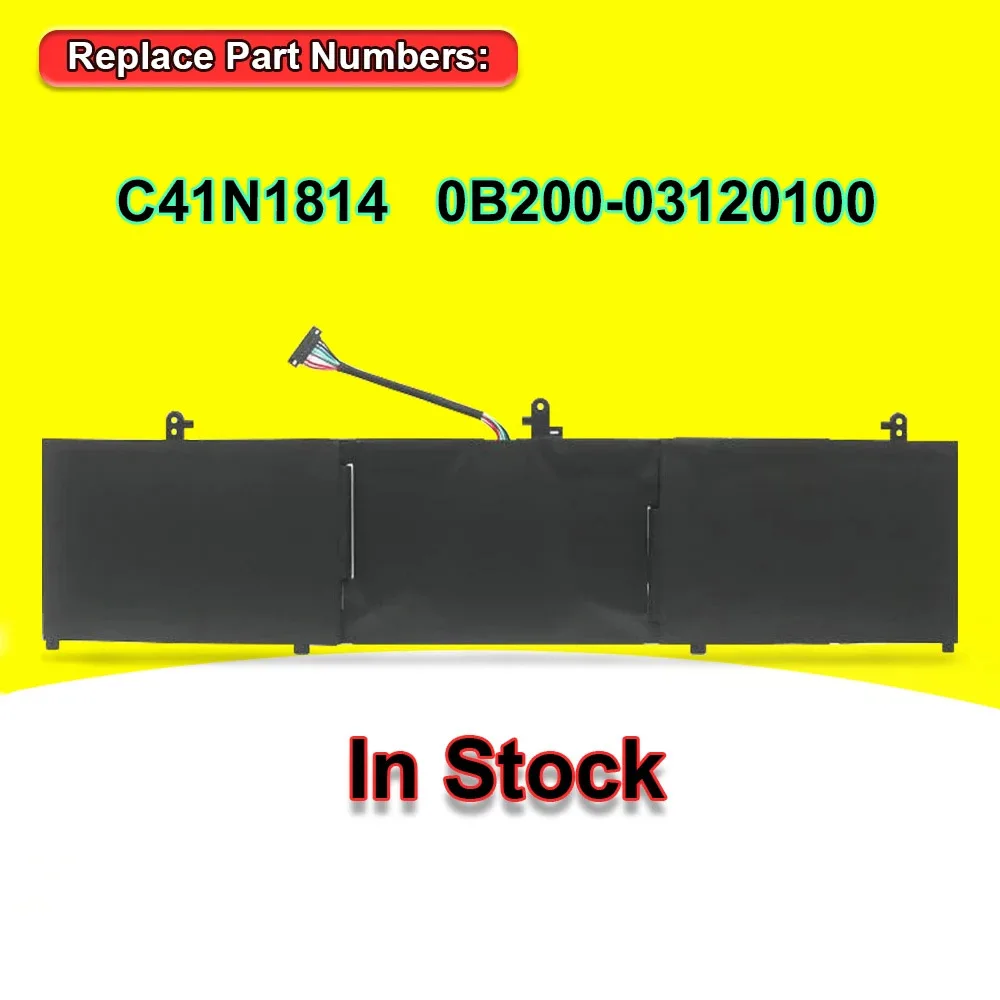 Батарейка C41N1814 для ноутбуков ASUS ZenBook 15 UX533 UX533FD UX533FN RX533 RX533FD BX533FD батарейки 4 в 73 Вт/ч
