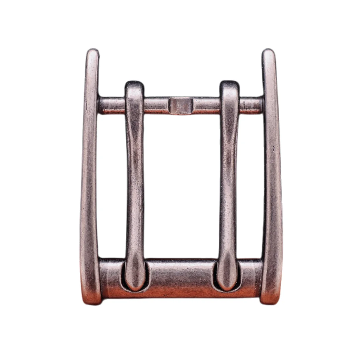 Классический прочный металлический серебряно-покрытый пояс с двойной пряжкой на цветке, заменяющий ремень для кожаного изделия для джинсов, подходит для ширины 45 мм.