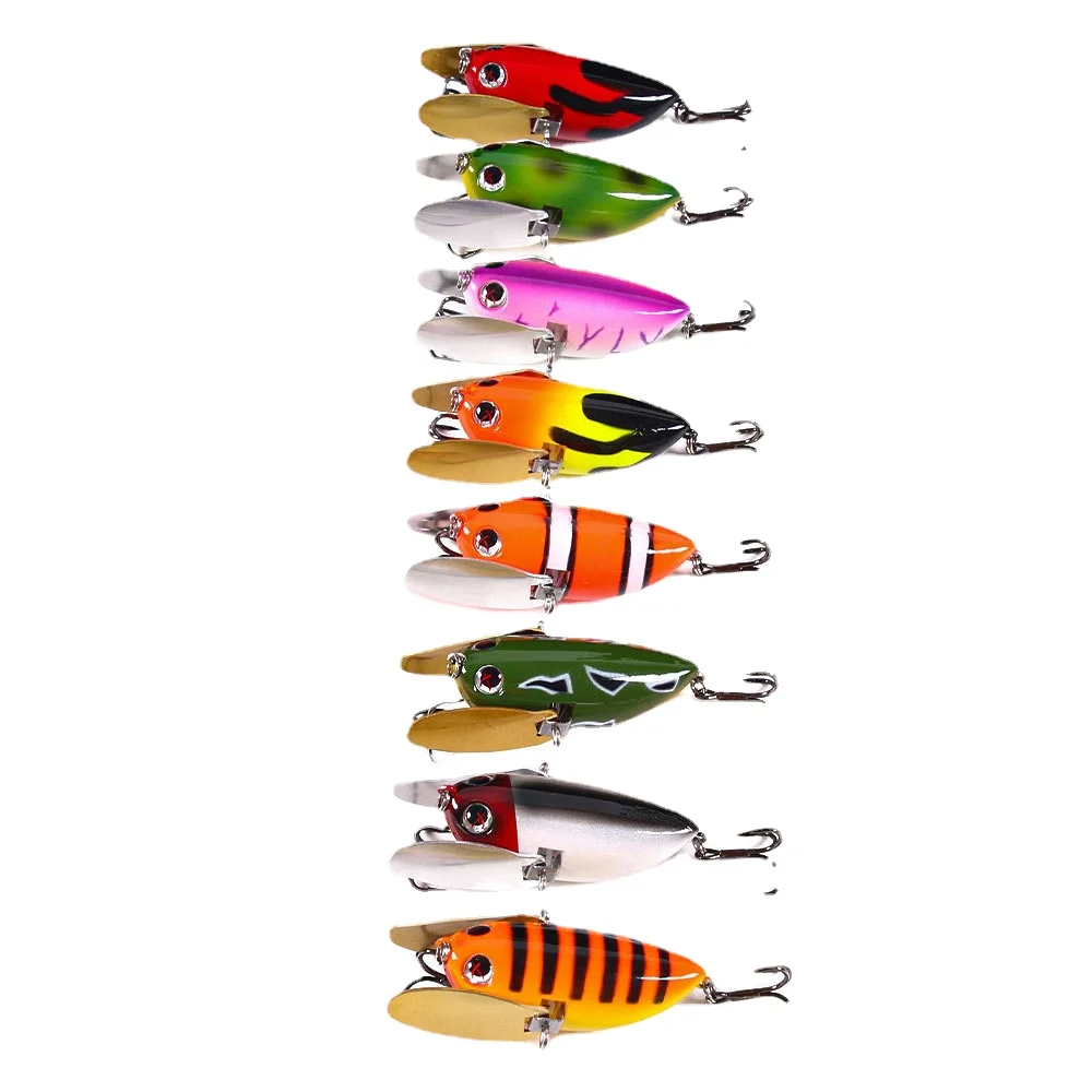 

ZWICKE 6cm 12.7g Topwater Fishing Lures Minnow Floating Top Water Crankbaits Wobblers Artificial Popper Lure Whopper Hard Bait