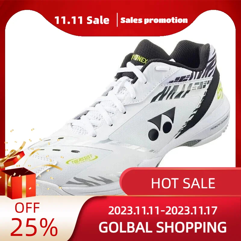 

YONEX SHB-65Z3KM обувь для бадминтона дышащая Нескользящая спортивная обувь для тенниса для мужчин и женщин кроссовки