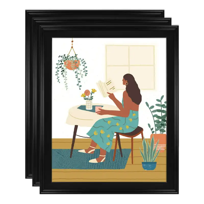 

16"x20" Beveled Black Poster Frame Set of 3 DIY Decorations
