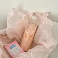 Стеклянные бутылочки с бантиками #3