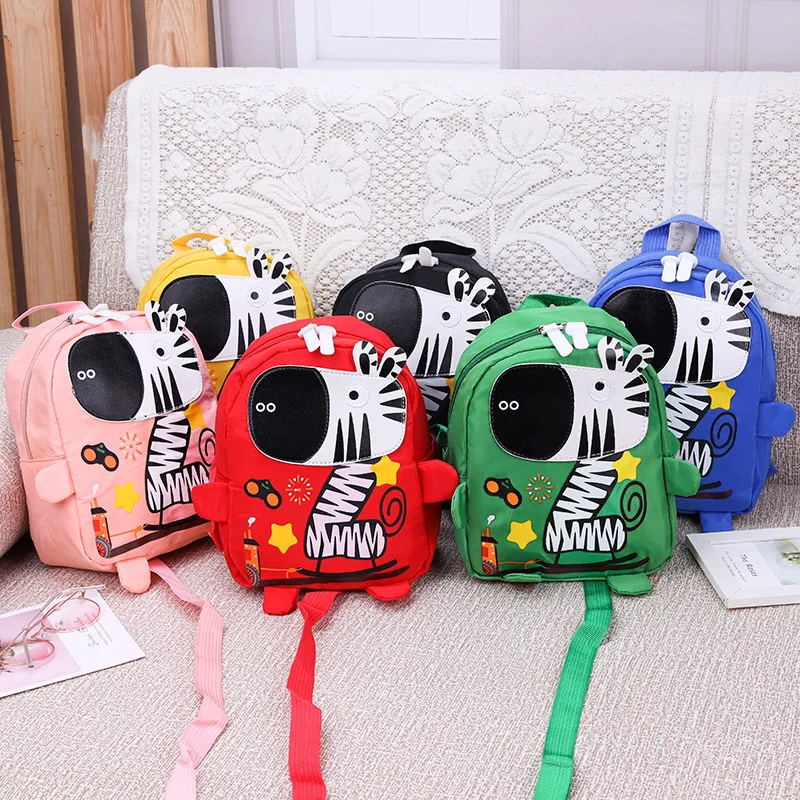 

Children's Anti-lost Backpack Cartoon Frog backpack Cute Waterproof Kindergarten Schoolbag Kids Book bags Boys Girls Animal Bag