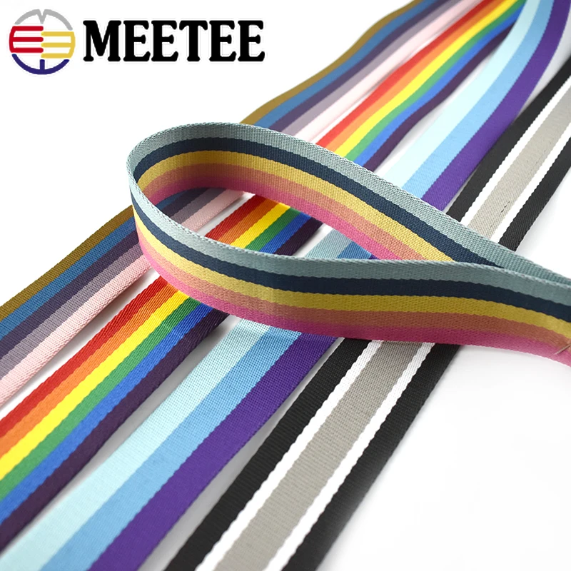 

2Meters 38mm 2mm Thick Polyester Webbing For Backpacks Shoulder Straps Jacquard Ribbon DIY Clothing Home Textile Sewing Fitting