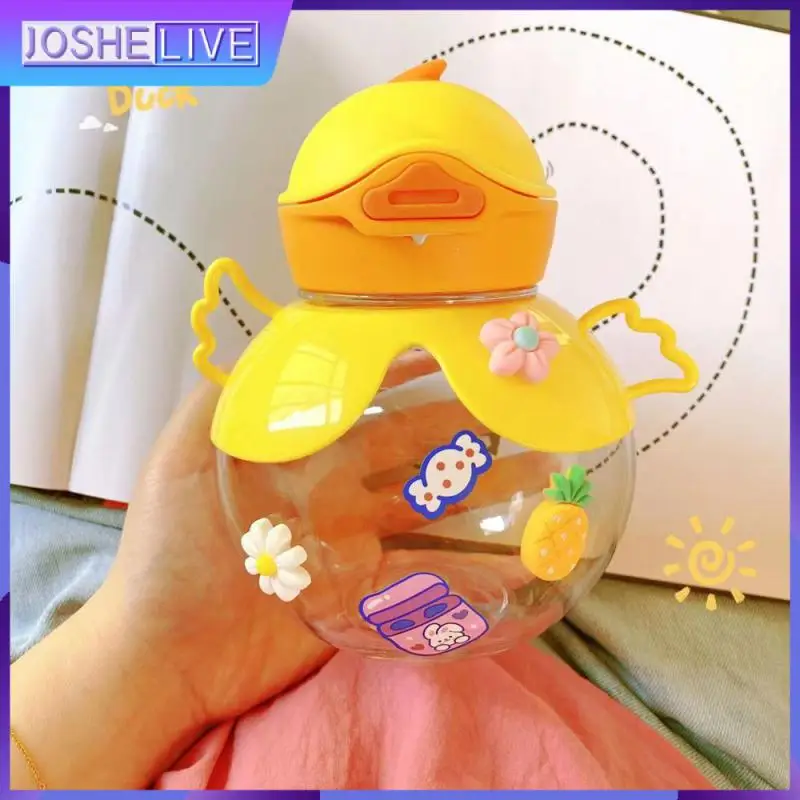 

Новая бутылка для воды современная простота 650 мл портативная сетчатая Желтая Чашка для воды для студентов креативная Детская летняя чашка