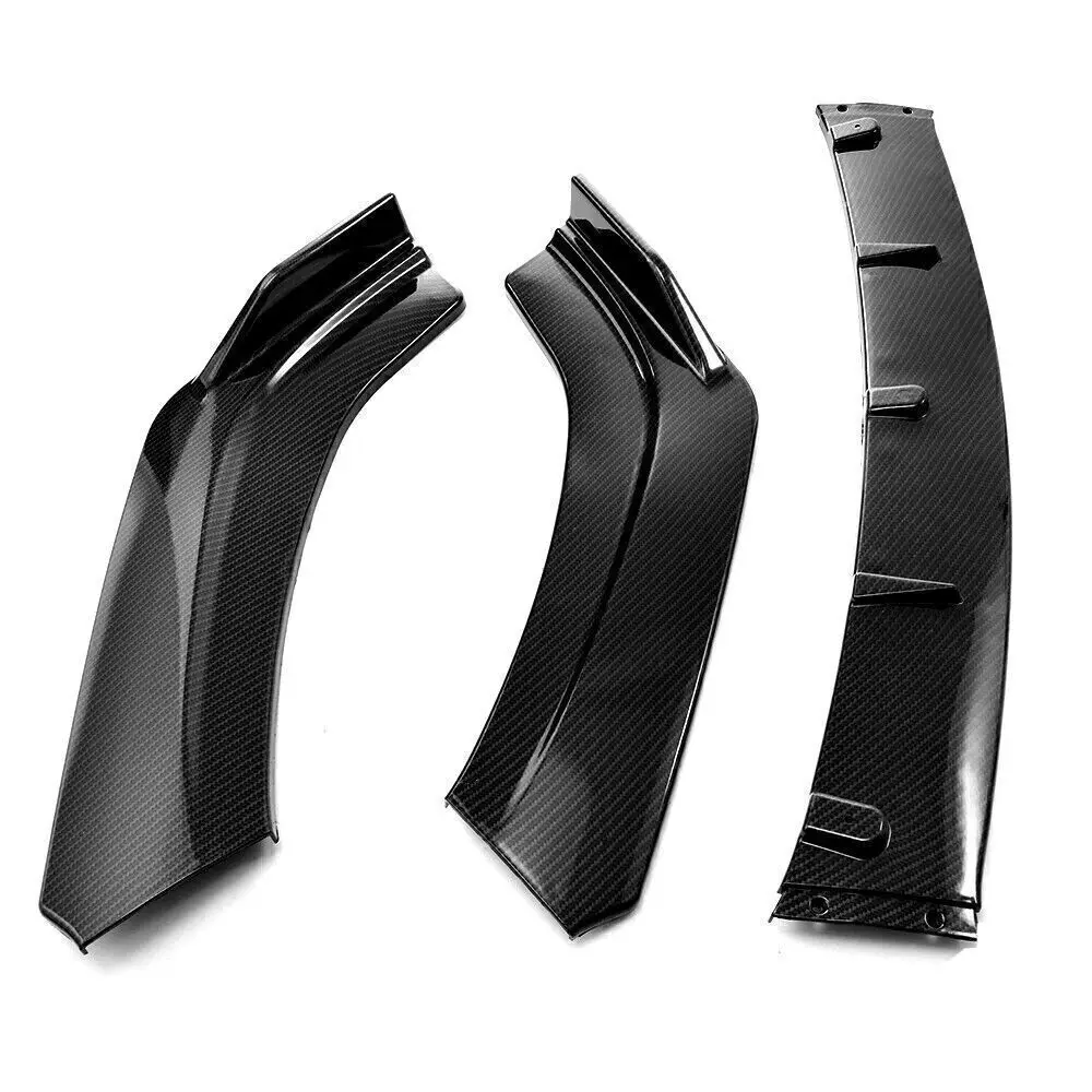 Передний бампер нижний сплиттер спойлер универсальный для Audi A3 A4 A5 B9 передняя